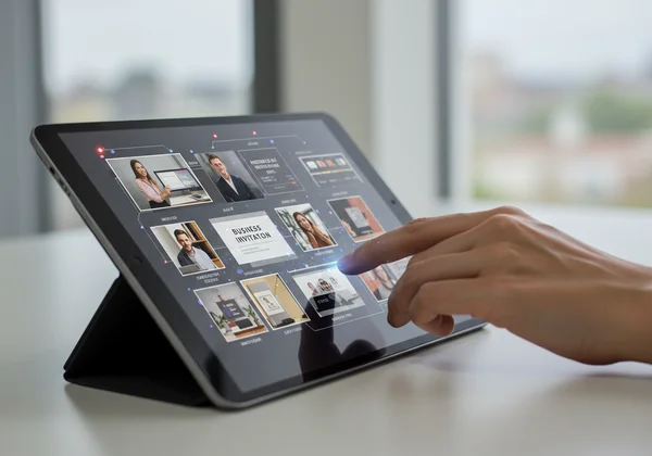 User inputs prompt to AI, generating design options
