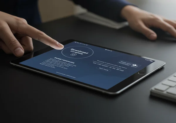 Professional digital invitation downloaded and ready for use