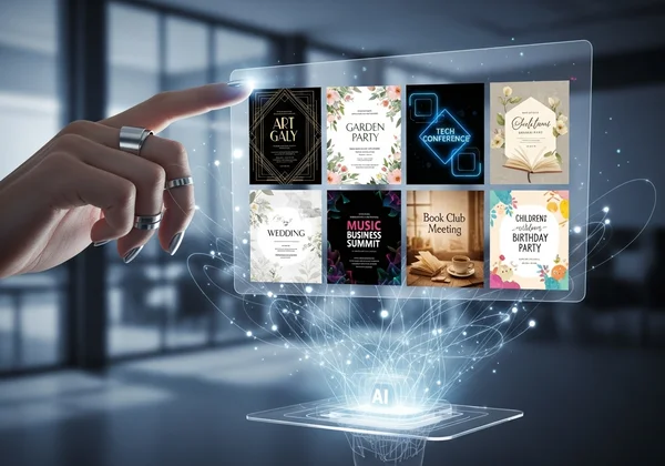 AI assistant helps design custom event invitations