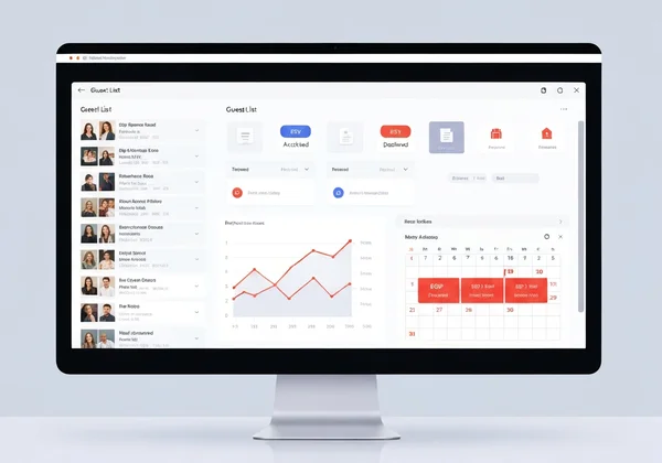 Digital RSVP management dashboard